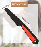 Dandruff Comb Removal 0.5mm Metal Fine Tooth Scalp Detox Hair Care Tool 1PC (1PC Red)