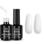 Beetles White Gel Polish Set (A - Creme White | 2Pcs White)