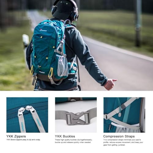 40L Hiking Backpack (Medium Teal / 40L)
