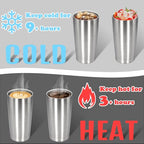 20 oz Tumbler Insulated Tumblers Stainless Steel Coffee Mug (Stainless Steel)