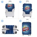 Travel Badge Luggage Cover Washable Suitcase Protector Anti (Travel Badge / S(20-22inch suitcase))