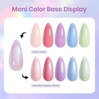 Beetles Glitter Gel Nail Polish (J - Sheer | Luminous Mirage)