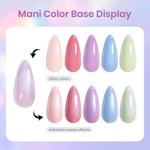 Beetles Glitter Gel Nail Polish (J - Sheer | Luminous Mirage)