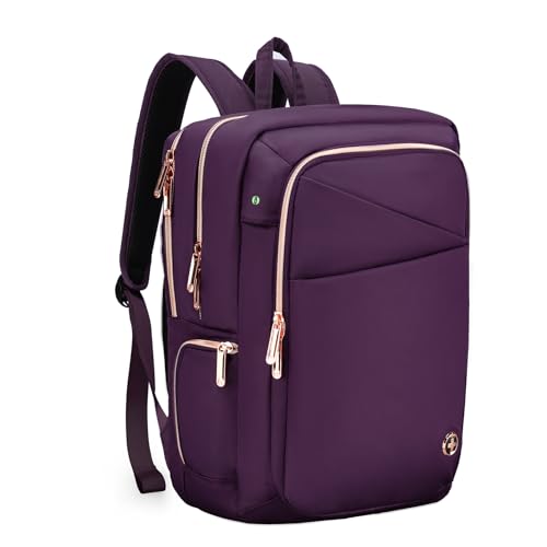 Design Business Laptop Backpack for Women (Purple)