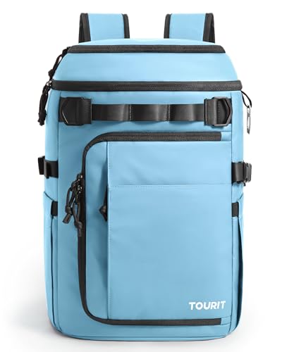 38 Cans Backpack Cooler with 2 Insulated Compartments (Slate Blue)