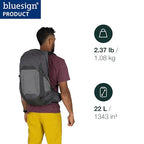 Talon 22L Men's Lightweight Hiking Backpack (22L - Standard Fit / Scoria Blue/Night Shift)