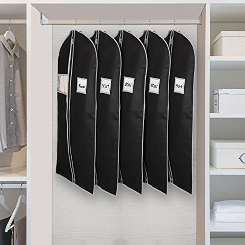 40 Inch Suit Bag (Black&Grey / 40'' - 8PCS)