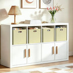 Storage Cubes (13×13×13/4pcs / Yellow/Beige Mixed)