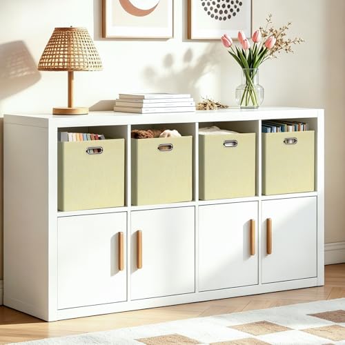 Storage Cubes (13×13×13/4pcs / Yellow/Beige Mixed)