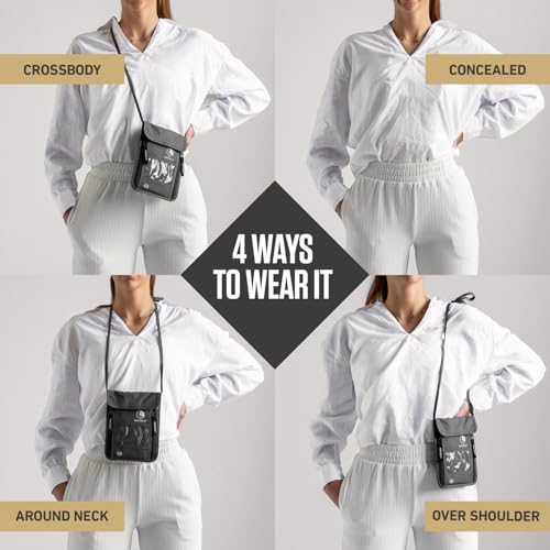 Travel Neck Wallet (One Size / Black)