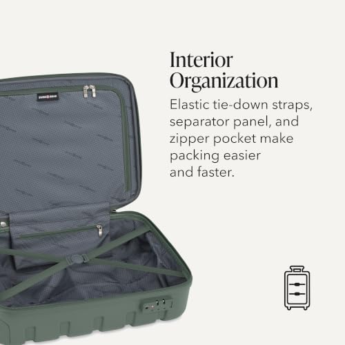7366 Signature Hardside Expandable Luggage with Spinner Wheels (2-Piece Set (19/27) / Olive)