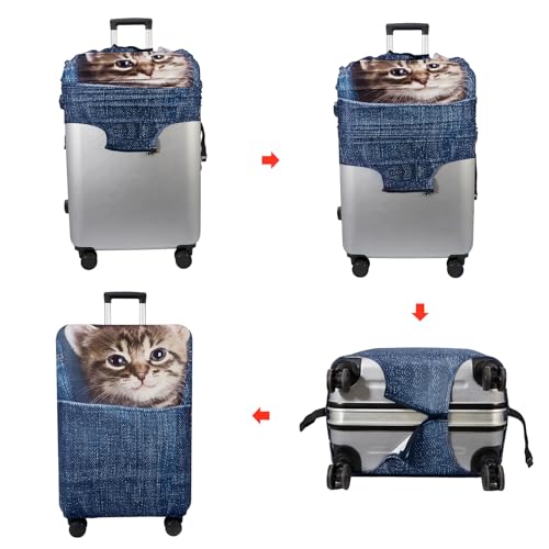 Travel Luggage Cover Suitcase Cover Protector Skins 18 (Cat B / S (for 18--20 inch luggage))