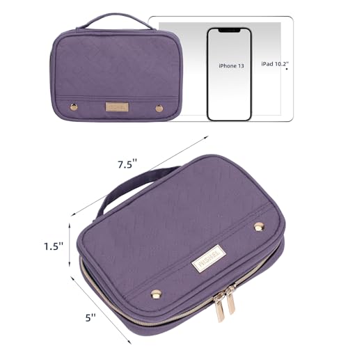 Travel Jewelry Case Organizer (Purple / Small)