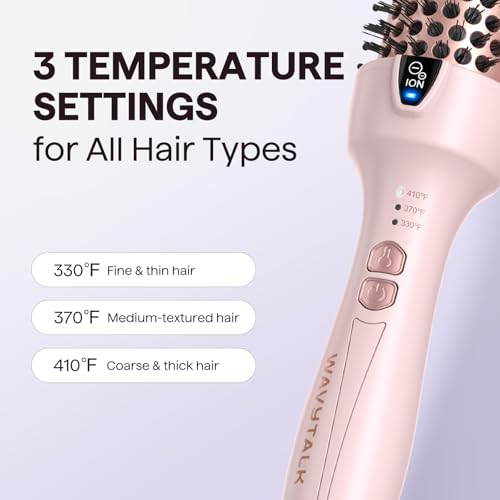 Thermal Brush Blowout Express 1.5" Ionic Heated Round Brush (1.5 Inch / Millennial Pink)