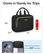 Hanging Travel Toiletry Organizer (Black)