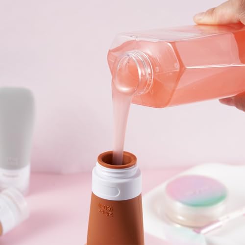 Travel Bottles (Brown 2oz / 2 Ounce)