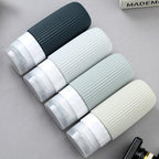 Travel Bottles for Toiletries (2 Ounces / Grey)