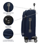 Platinum Elite Softside Spinner Set (2-Piece Set (21/25) / Dark Blue)