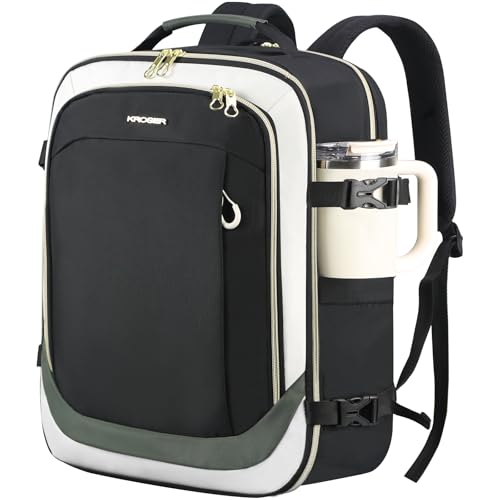 Laptop Backpack Computer Backpack 17 Inch Men (17.3 Inch / Beige/Black/Army Green)