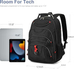 Laptop Backpack for men (17.3 / Black)