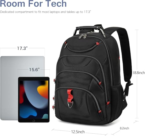 Laptop Backpack for men (17.3 / Black)