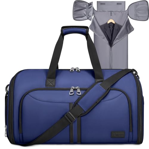 Garment Bags for Travel (Navy / Convertible)