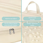 Compression Packing Cubes for Travel (08 Beige / 6-Piece Set)