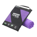 Microfiber Towel Quick Dry Camping & Travel & Gym Towel. Compact (Violet / 60.00" x 30.00")