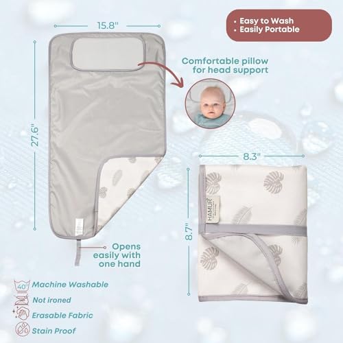 Portable Changing Pad (Leaves)