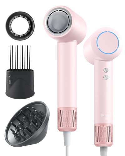 Hair Dryer with Diffuser & Comb Attachment for Curly Hair