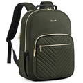 Laptop Backpack Purse for Women (Army Green / 15.6-Inch)