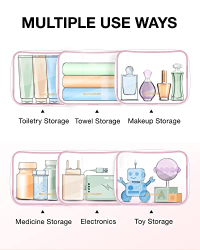 Clear Toiletry Bag 2 (Angelic Pink / Medium)