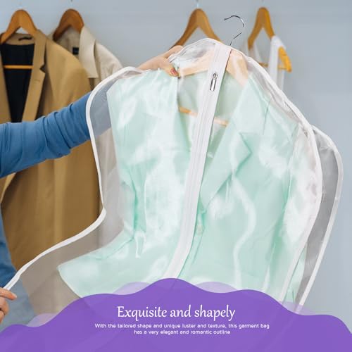 Garment Bags for Fur Coat Suit Bags for Closet Storage 50 in (50"-4pack)