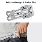 14-In-1 Multitool Pliers，Premium Portable Multi Tool ，with Safety Locking Professional Stainless Steel Multitool Pliers Pocket Knife,Apply to Survival, Camping