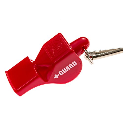 Guard Whistle and Lanyard with Print (Red & Red)