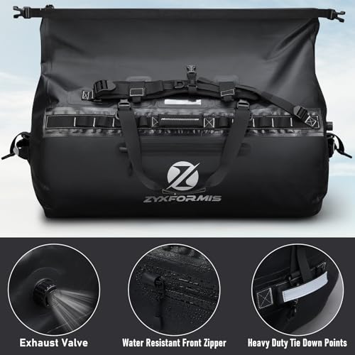 Waterproof Duffel Bag with 500D PVC Fabric (65L)
