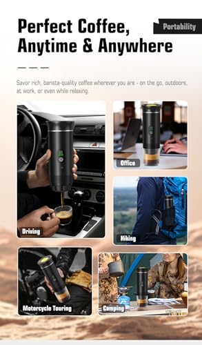 Portable Electric Coffee Maker (black)