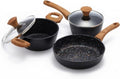 3 Piece Cookware Set (Black / 3-Piece Set,9.25" skillet)