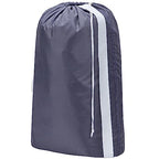 XL Laundry Bag with Strap ((1 pack) Grey)