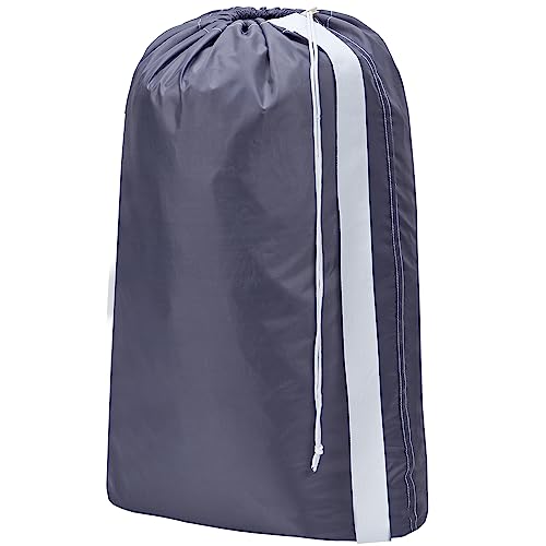 XL Laundry Bag with Strap ((1 pack) Grey)