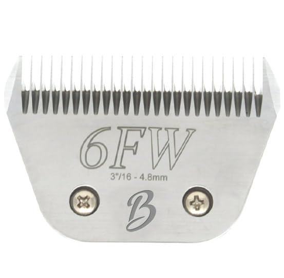 Detachable A Series Wide 6f Blade Dog Grooming Cuts Length 3 (6FW (3/16" - 4.8mm))