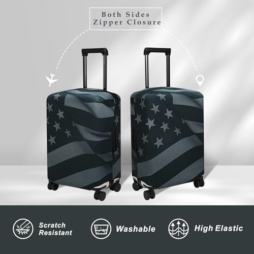 Travel Luggage Cover Fits 27 (L / Flag)