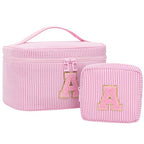 Initial Makeup Bags for Women (Pink 2 / S)