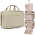 Toiletry Bag Travel Bag with Hanging Hook (Medium / Camel)