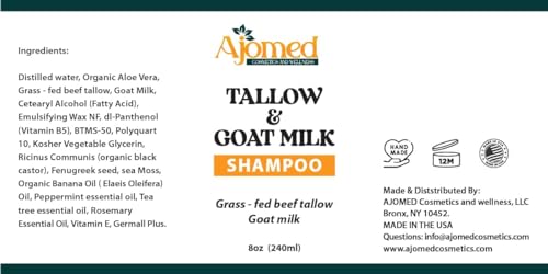 Tallow & Goat Milk Shampoo (Shampoo 12 Oz)