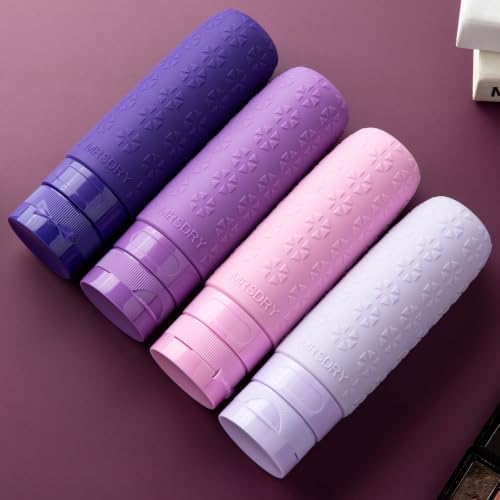 Travel Bottles for Toiletries (Purple / 3 Ounces)