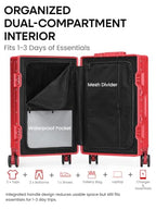All Aluminum Carry On Luggage (Red / Carry-on)