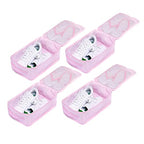Travel Shoe Bags (Pink / 4 Packs)