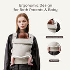 Baby Carrier Newborn to Toddler (Light Beige)