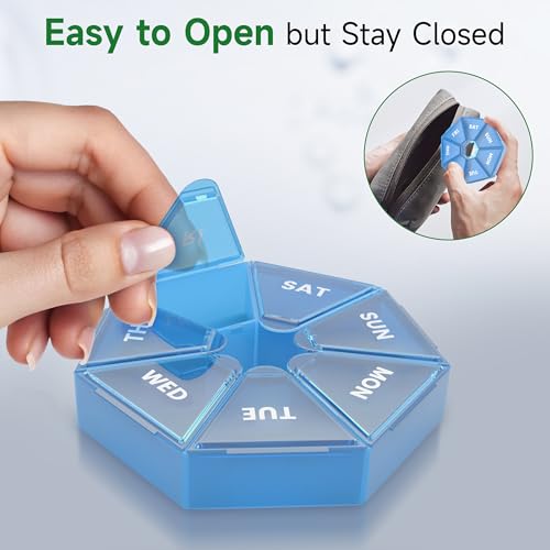 Weekly Pill Organizer (Blue)